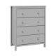 Storkcraft Alpine 4 Drawer Pebble Gray Dresser