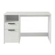 StyleWell Braxten 47-in. Rectangular White Wood 2-Drawer Computer Desk