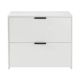 StyleWell Braxten White Lateral File Cabinet with 2 Drawers