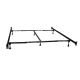 HOLLYWOOD BED FRAME Queen Headboard and Footboard Adjustable Bed Frame with 6-Glides