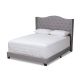 Baxton Studio Alesha Gray Queen Bed