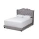 Baxton Studio Aden Gray King Bed