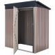 AECOJOY AECOJOY 5 ft. W x 3 ft. D Metal Shed with Single Lockable Door (15 sq. ft.)