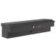 Weather Guard 56 in. Matte Black Aluminum Lo- Side Truck Tool Box