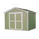 Handy Home Products Cumberland 10-ft x 8-ft Wood Shed Kit w/ Floor Frame