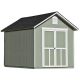 Handy Home Products Meridian 8-ft x 10-ft Wood Storage Shed w/ Floor