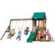 Backyard Discovery Lakewood All Cedar Wooden Swing Set