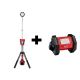 Milwaukee M18 18-Volt Lithium-Ion Cordless Rocket Dual Power Tower Light with M18 LED Flood Light