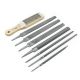 7 in. and 10 in. Machinist's File Set w/ Cleaner Card (8-Piece)