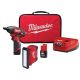 Milwaukee M12 12-Volt Li-Ion Cordless 1/4-in. Hex Screwdriver Kit w/ M12 Service & Repair 700 Lumens Flood Light w/ USB Charging