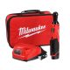 Milwaukee M12 12-Volt Lithium-Ion Cordless 3/8 in. Ratchet Kit with One 1.5 Ah Battery, Charger and Tool Bag
