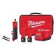 Milwaukee M12 FUEL 12-Volt Lithium-Ion Brushless Cordless 1/4 in. Straight Die Grinder Kit with Two 2.0 Ah Batteries
