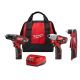 Milwaukee M12 12-Volt Lithium-Ion Cordless Drill Driver/Impact Combo Kit (2-Tool) w/ M12 3/8 in. Right Angle Drill