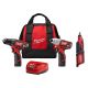 Milwaukee M12 12-Volt Lithium-Ion Cordless Drill Driver/Impact Driver Combo Kit (2-Tool) w/ M12 Rotary Tool