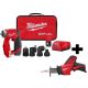 Milwaukee M12 FUEL 12-Volt Lithium-Ion Brushless Cordless 4-in-1 Installation 3/8 in. Drill Driver Kit with Free M12 Hackzall