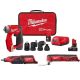 Milwaukee M12 FUEL 12-Volt Li-Ion Cordless 4-in-1 Installation 3/8-in. Drill Driver Kit w/Multi-Tool, Rotary Tool & 6.0 Ah Battery