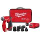 Milwaukee M12 FUEL 12-Volt Lithium-Ion Brushless Cordless 4-in-1 Installation 3/8 in. Drill Driver Kit W/ 4 Tool Heads