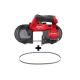 Milwaukee M12 FUEL 12-Volt Lithium-Ion Cordless Sub-Compact Band Saw w/ (4) 12/14 TPI Extreme Metal Cutting Band Saw Blades