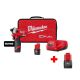 Milwaukee M12 Fuel Surge 12-Volt Lithium-Ion Brushless Cordless 1/4 in. Hex Impact Driver Compact Kit with Free M12 2.0 Ah Battery