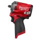Milwaukee M12 FUEL 12-Volt Lithium-Ion Brushless Cordless Stubby 3/8 in. Impact Wrench (Tool-Only)