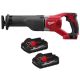 Milwaukee M18 18V Lithium-Ion Cordless SAWZALL Reciprocating Saw with Two 3.0Ah Batteries