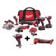 Milwaukee M18 18-Volt Lithium-Ion Cordless Combo Tool Kit (6-Tool) with Free 3/8 in. Impact Wrench and Oscillating Multi-Tool