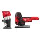 Milwaukee - M18 FUEL 18-Volt Lithium-Ion Brushless Cordless Compact Router - Barrel Grip Jig Saw Set (Tool-Only)
