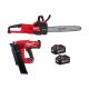 Milwaukee M18 FUEL 16 in. 18-Volt Brushless Cordless Electric Chainsaw w/3-1/2 in. 21-Degree Framing Nailer, Two 6Ah HO Batteries