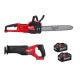Milwaukee M18 FUEL 16 in. 18-Volt Lithium-Ion Brushless Cordless Electric Chainsaw w/Reciprocating Saw, Two 6Ah Batteries (2-Tool)