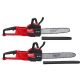 Milwaukee M18 FUEL 14-in. 18-Volt Lithium-Ion Electric Cordless Chainsaw & M18 FUEL 16-in. Electric Cordless Chainsaw (2-Tool)