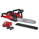 Milwaukee M18 FUEL 16 in. 18-Volt Lithium-Ion Battery Brushless Cordless Chainsaw Kit with 12.0Ah Battery and M18 Rapid Charger