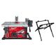 Milwaukee M18 FUEL ONE-KEY 18-Volt Lithium-Ion Brushless Cordless 8-1/4 inch Table Saw W/ Table Saw Stand (Tool Only)