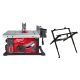 Milwaukee M18 FUEL ONE-KEY 18-Volt Lithium-Ion Brushless Cordless 8-1/4 inch Table Saw Kit w/ (1) 12.0Ah Battery and Stand