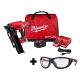 Milwaukee M18 FUEL 3-1/2 in. 18-Volt 21-Degree Lithium-Ion Brushless Cordless Framing Nailer Kit with Performance Safety Glasses