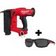 Milwaukee M18 FUEL 18-Volt 18-Gauge Lithium-Ion Brushless Cordless Gen II Brad Nailer w/ Performance Safety Tinted Glasses