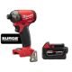 Milwaukee M18 FUEL SURGE 18-Volt Lithium-Ion Brushless Cordless 1/4 in. Hex Impact Driver with XC 5.0 Ah Battery