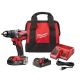 Milwaukee M18 18-Volt Lithium-Ion Brushless Cordless 1/2 in. Compact Hammer Drill/Driver Kit w/ 2 Batteries, Charger and Case
