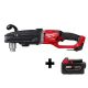 Milwaukee M18 FUEL 18-Volt Lithium-Ion Brushless Cordless GEN 2 Super Hawg 1/2 in. Right Angle Drill W/ Free M18 5.0 Ah Battery