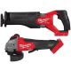 Milwaukee M18 FUEL GEN-2 18V Lithium-Ion Brushless Cordless SAWZALL Reciprocating Saw W/M18 FUEL 4-1/2 in. Grinder