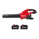 Milwaukee M18 FUEL Dual Battery 145 MPH 600 CFM 18V Lithium-Ion Brushless Cordless Handheld Blower w/Two 6Ah HO Battery (2-Pack)