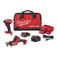 Milwaukee M18 FUEL 18V Lithium-Ion Brushless Cordless HACKZALL Reciprocating Saw and Impact Driver Combo Kit (2-Tool)