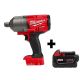 Milwaukee M18 FUEL ONE-KEY 18-Volt Lithium-Ion Brushless Cordless 3/4 in. Impact Wrench w/ Friction Ring, Free M18 5.0 Ah Battery