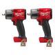 Milwaukee M18 FUEL GEN-2 18-Volt Lithium-Ion Mid Torque Brushless Cordless 3/8-in. and 1/2 in Impact Wrench (2-Tool)