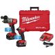 Milwaukee M18 FUEL ONE-KEY 18-Volt Lithium-Ion Brushless Cordless Hammer Drill/Impact Driver Combo Kit (2) 5.0Ah Batteries Case