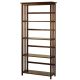 Casual Home 63-inch Walnut Wood 4-shelf Etagere Bookcase w/ Open Back
