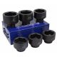 Stark 1 in. Drive Jumbo Shallow Impact Cr-Mo Steel SAE Socket Set (3-1/4 in. to 4 in.) w/ Carrying Case (6-Piece) - 35103-H1