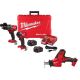 Milwaukee M18 FUEL 18-V Li-Ion Brushless Cordless Hammer Drill and Impact Driver Combo Kit (2-Tool) w/Hackzall Reciprocating Saw