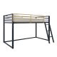 Little Seeds Monarch Hill Haven Navy Twin Size Metal Junior - Loft Bed