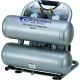 California Air Tools 4610S Ultra Quiet and Oil-Free 1.0 HP, 4.6 Gal. Steel Twin Tank Electric Portable Air Compressor