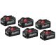 Milwaukee M18 18-Volt Lithium-Ion High Output 6.0Ah Battery Pack (6-pk)